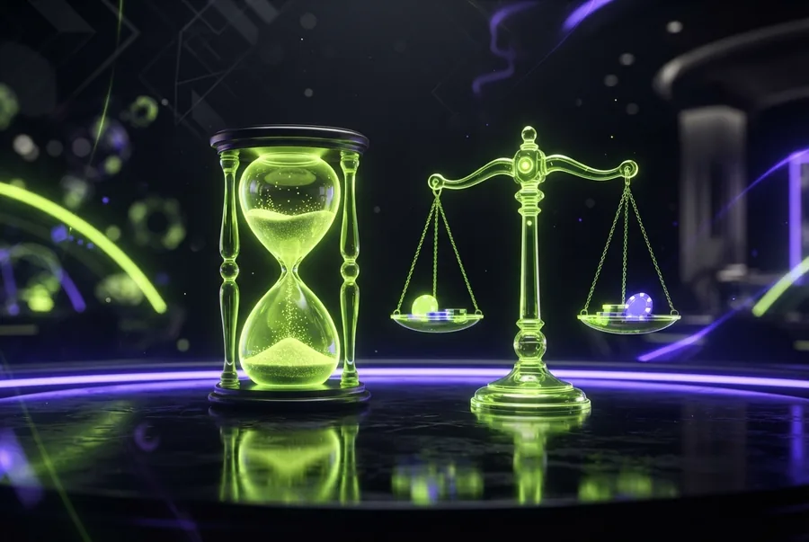 Illustration : sablier et balance — les conditions de mise décryptées